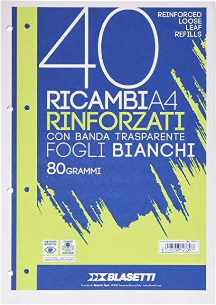 Ricambio 4 Anelli Rinforzati Bianco