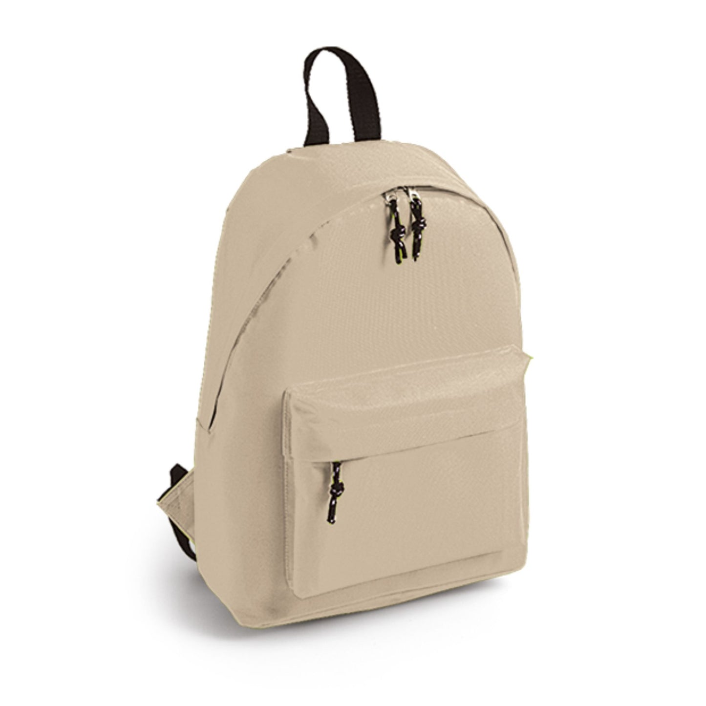 Zaino In Nylon Con Tasca Anteriore E Spallacci Imbottiti