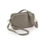 Borsa Rigida Con Tracolla In Ecopelle