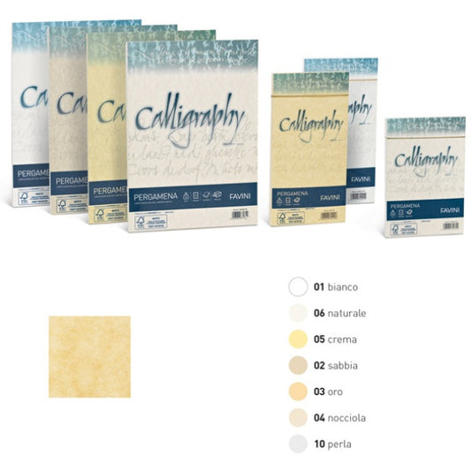 Busta Calligraphy Pergamena . Conf, 25 Pz Gr 90/Mq