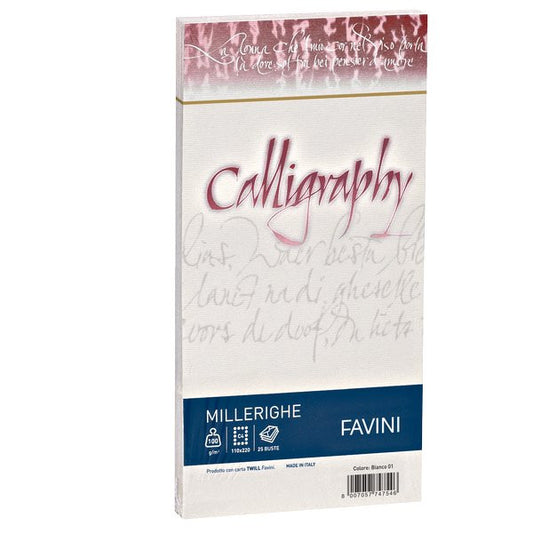 Busta Calligraphy Millerighe . Conf, 25 Pz Gr 90/Mq