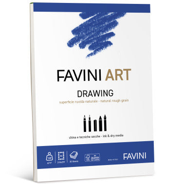 CARTA DISEGNO RUVIDA NATURALE DRAWING A4 140 GR.