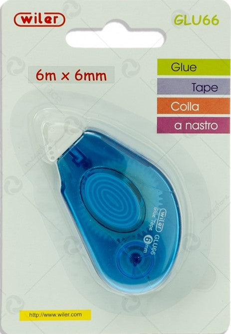 Colla Roller a nastro 6m x 6 mm per incollaggi rapidi