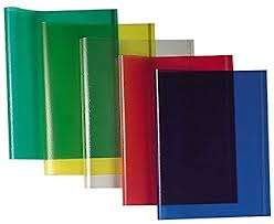 Copertina Per Libro Trasparente e Colorate 49X31