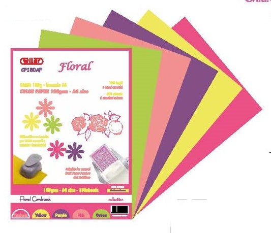 Cartoncino A4 Gr. 180 Colorata Mista Assortimento autunno Fg. 100