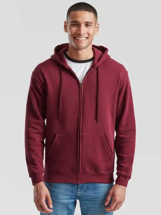 Felpa con cappuccio e zip adulto
