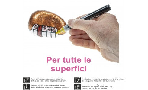 Pennarelli acrilici permanenti sc 12 pz.