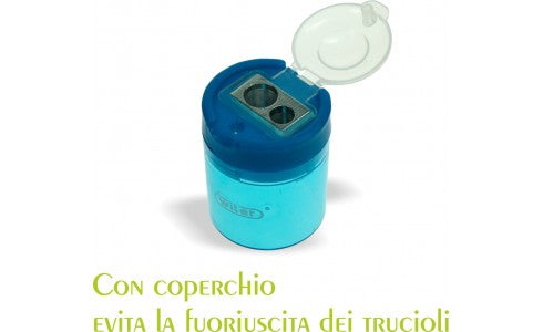 Temperamatite con Serbatoio e 2 Fori in Metallo