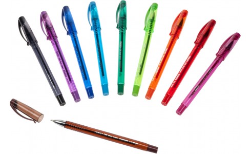 Blister Penna oil gel 10 colori assortiti