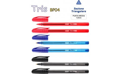 Penna biro Tris fusto triangolare