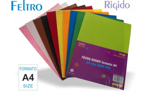 Album Feltro Cm. 20 X 30 Colori Assortiti