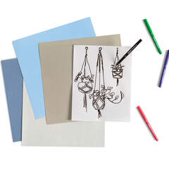 Cricut Marker Infusible Ink - Set 5 Colori Basic 1.0mm