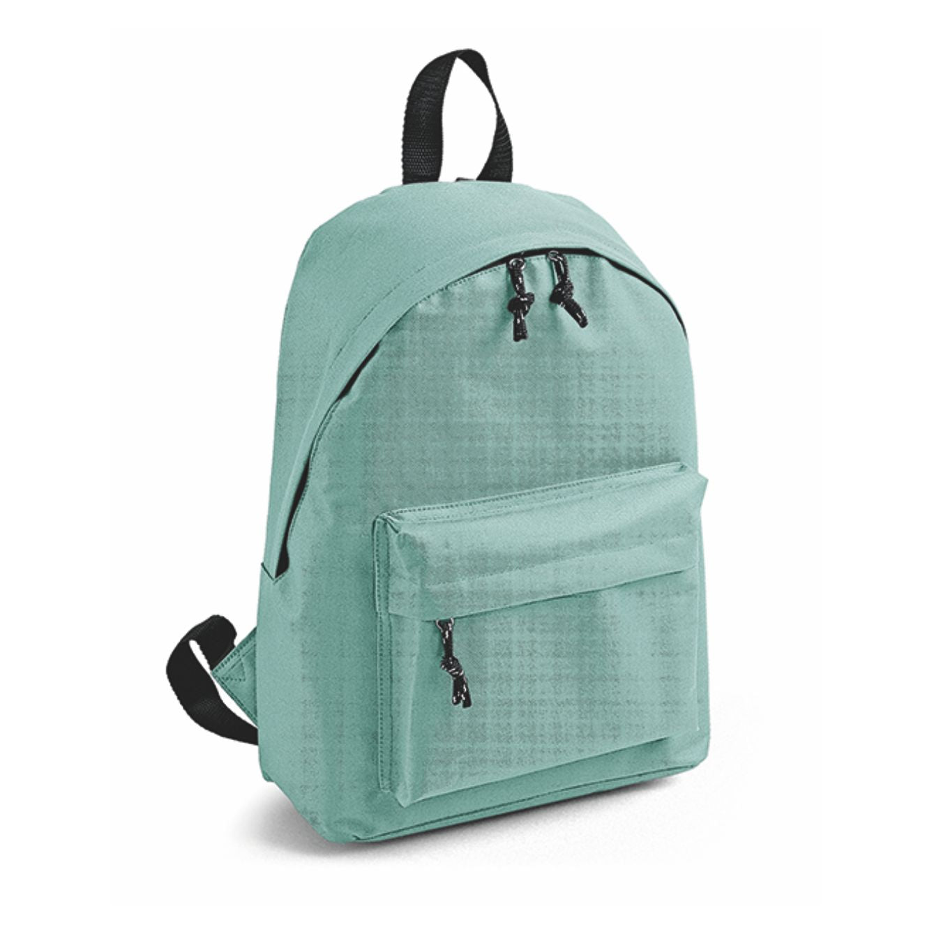 Zaino In Nylon Con Tasca Anteriore E Spallacci Imbottiti