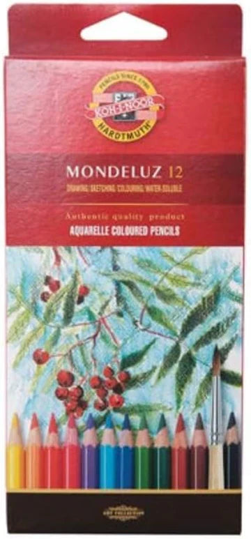 Confezione pastelli acquerellabili Mondeluz scatola cartone