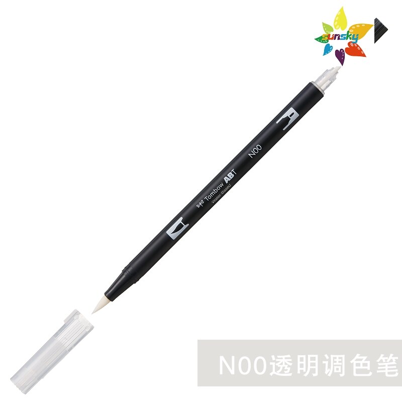 Marker Dual Brush PRO Tombow Colorless – Pennarello a Due Punte per Illustrazioni e Sketching