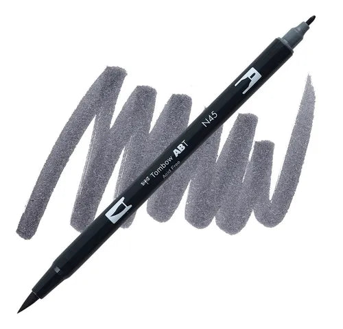 Marker Dual Brush PRO Tombow Colorless – Pennarello a Due Punte per Illustrazioni e Sketching