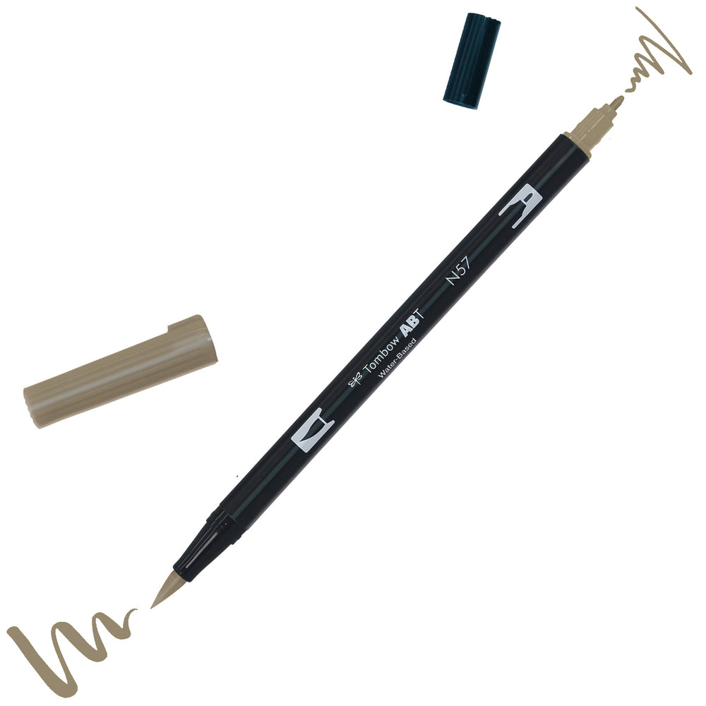 Marker Dual Brush PRO Tombow Colorless – Pennarello a Due Punte per Illustrazioni e Sketching