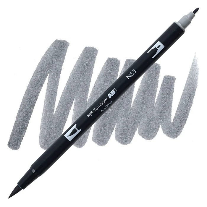 Marker Dual Brush PRO Tombow Colorless – Pennarello a Due Punte per Illustrazioni e Sketching