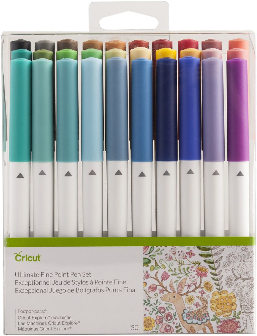 Cricut Set 30 Pennarelli A Punta Fine Collezione Ultimate