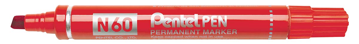 Pennarello Marker professionale N60 Pentel indelebile punta scalpello
