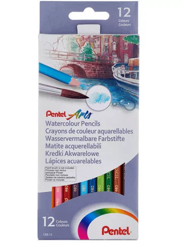 Pastelli Colorati Acquerellabili Pentel