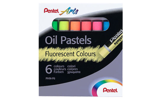 PASTELLI A OLIO PENTEL fluorescenti DA 6 PZ