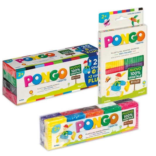 Pasta Per Modellare Pongo Da Gr. 500 In 10 Colori Assortiti