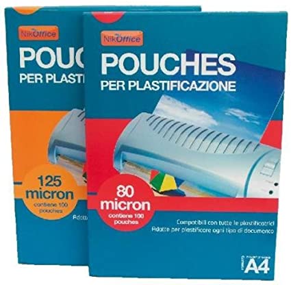 Pouches per plastificazione A4 80 micron