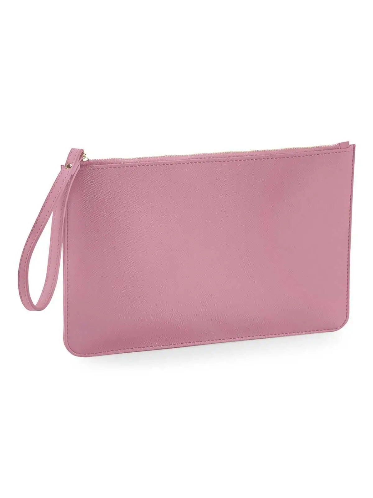 Pochette Grande in Ecopelle Multiuso con Chiusura a Zip Oro – Personalizzabile