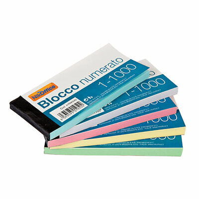 Blocco numerato da 1 a 100 - blocco cassa