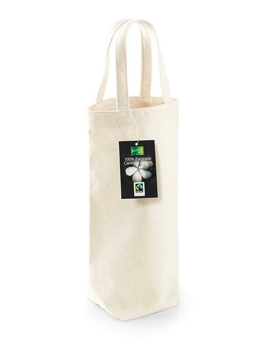 Portabottiglia in Stoffa Personalizzabile – 100% Cotone Canvas Eco-Friendly