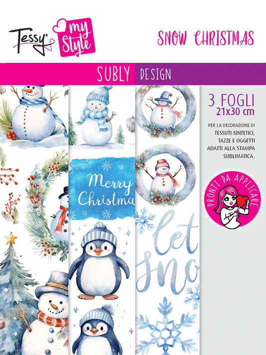 SUBLY DESIGN Snow Christmas
