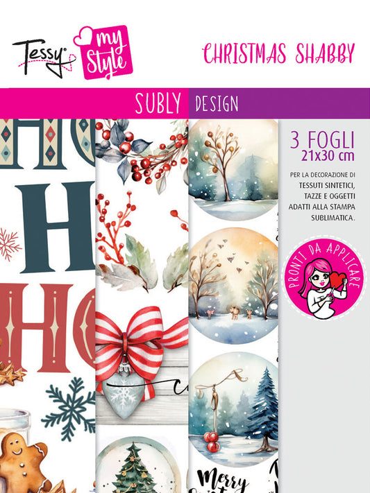 SUBLY DESIGN Christmas Shabby