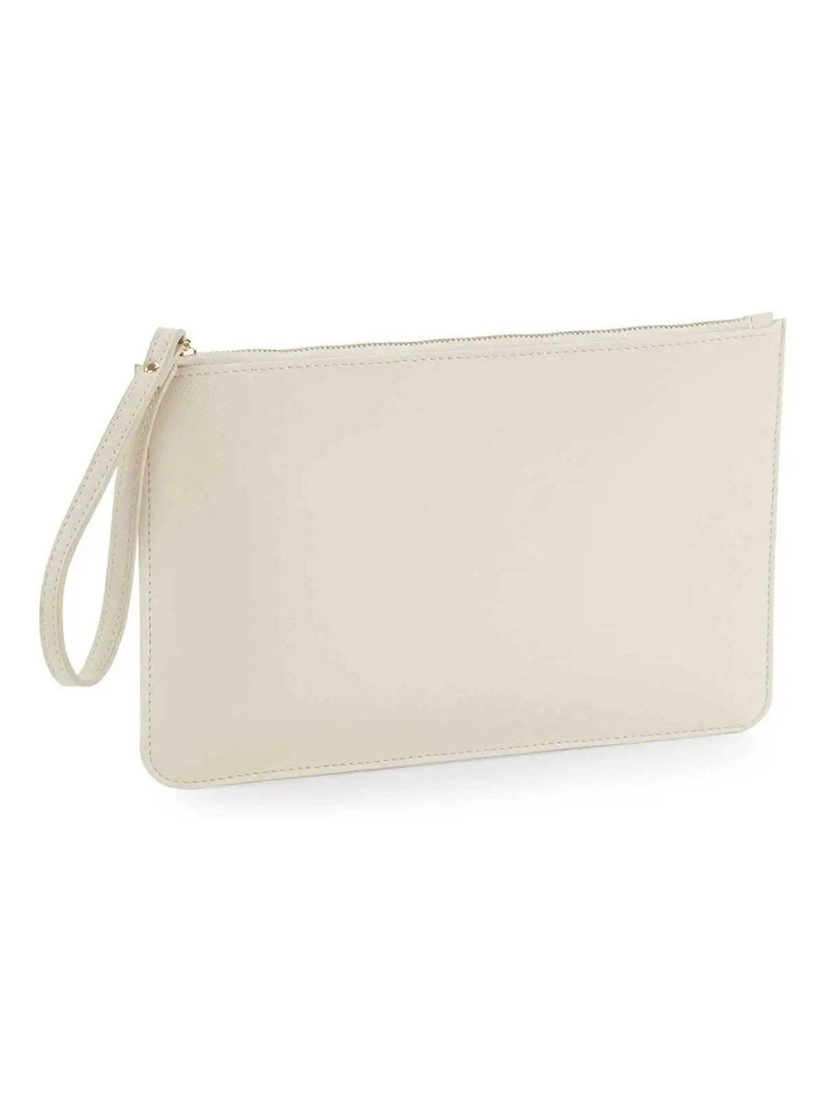 Pochette Grande in Ecopelle Multiuso con Chiusura a Zip Oro – Personalizzabile
