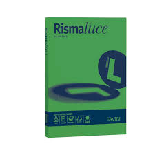 Pacco 125 Fg. Cartoncini Colorati Gr. 200 Favini Rismaluce/Rismacqua In 10 Tonalità Differenti