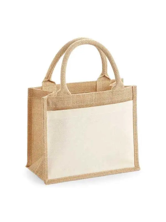 Borsa juta con tasca 26x22