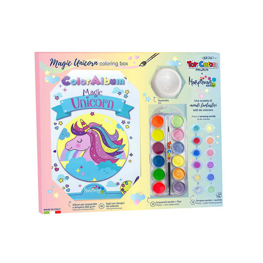 Coloring Box scatola regalo Magic Unicorn - Dino's world